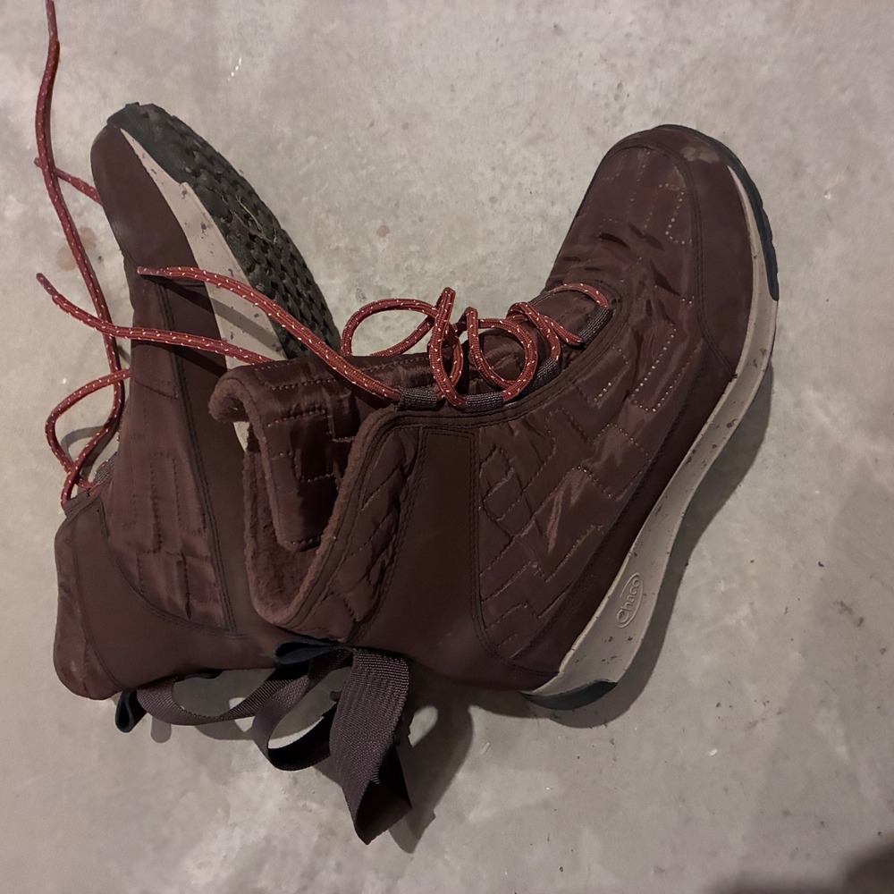 Chaco Borealis‎ Quilt Waterproof Winter Boots Brown Mahogany JCH108408 Womens 8